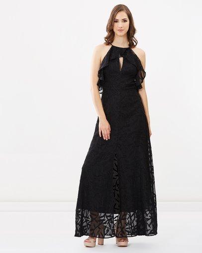 Outlet - HONEY & BEAU - LYLA FRILL MAXI - HM174105- Last One