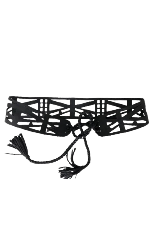 Art N&#39; Vintage - Mosaic Belt - Charcoal